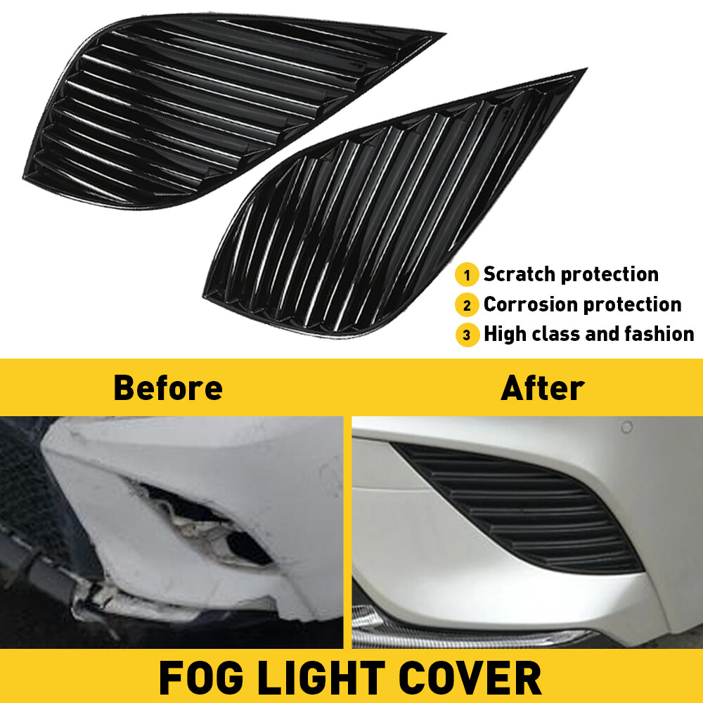 Front Left Right Bumper Fog Light Bezel Cover For Toyota Camry Nightshade 19-20