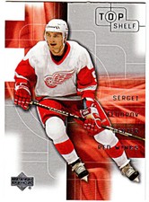 2001-02 UD TOP SHELF #93 SERGEI FEDOROV Detroit Red Wings Hockey Card