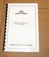 ADtron Memory Card Reader SDDR /SDDL PCC  Users Manual SDD-R SDD-L