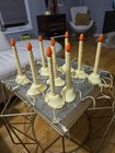Vth Lot Of 9 Noma Plastic Christmas Or Halloween Electric Window Candles — photo 1