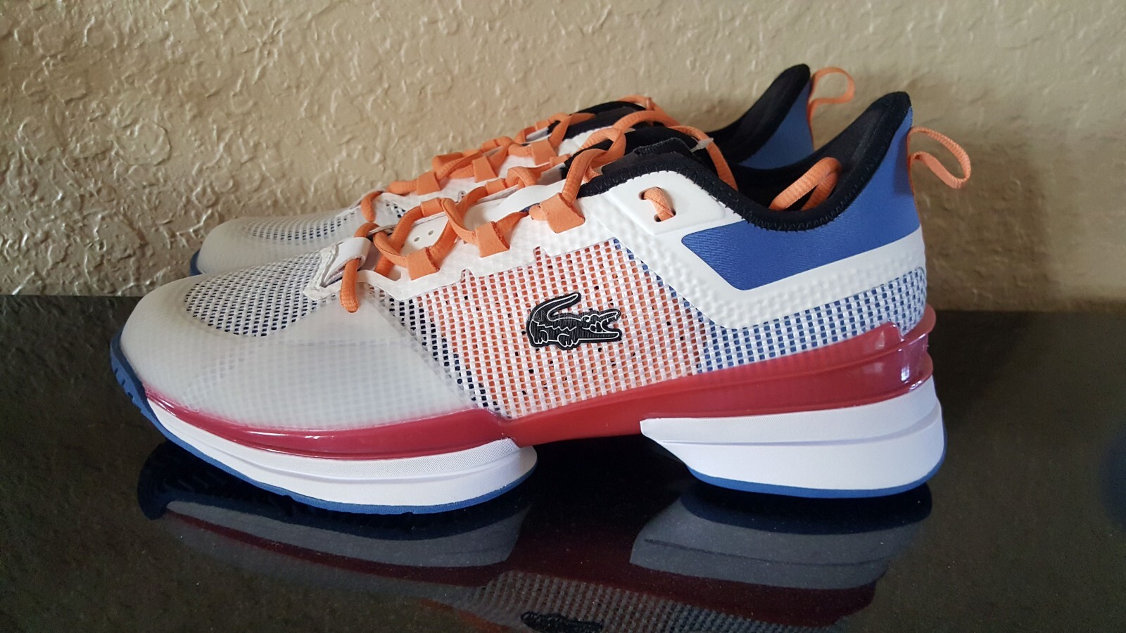 Lacoste Men`s AGLT 21 Ultra BlueTennis shoes Falak Tayyeb Platinum