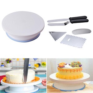 11 Rotating Revolving Cake Turn Table Plate Display Stand