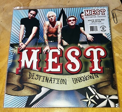 MEST  DESTINATION UNKNOWN  (LIMITED EDITION) Only 250 Made White W/red Splatter
