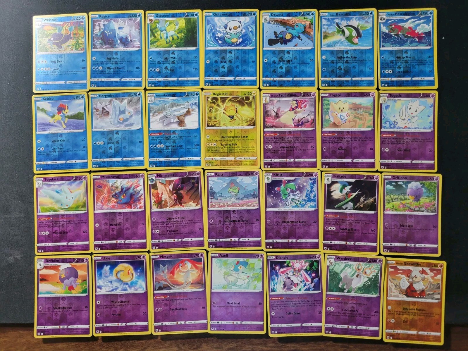 Pokémon Astral Radiance Complete Reverse Holo Set 128 Cards NM
