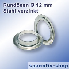 Round Eyelet Ø 12 MM Steel Galvanized Impact Punch Hole Iron Lochungsunterlage