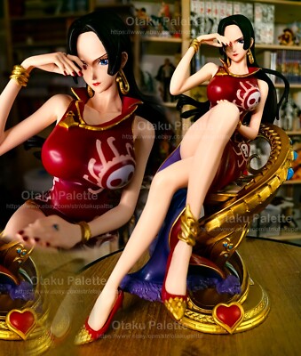 One Piece Boa Hancock Luffy Figure 1/7 Scale Statue Anime Gift Matte Finished GK