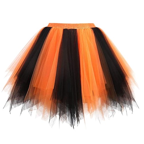 Women Tutu Skirt Muticolored Layered Tulle Skirts Petticoat Ballet Bubble Skirt - Picture 17 of 21