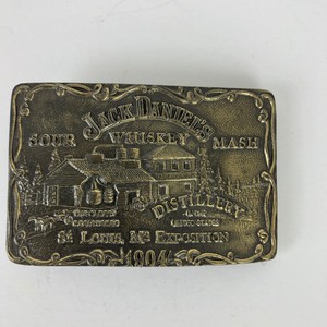jack daniels belt buckle 1904