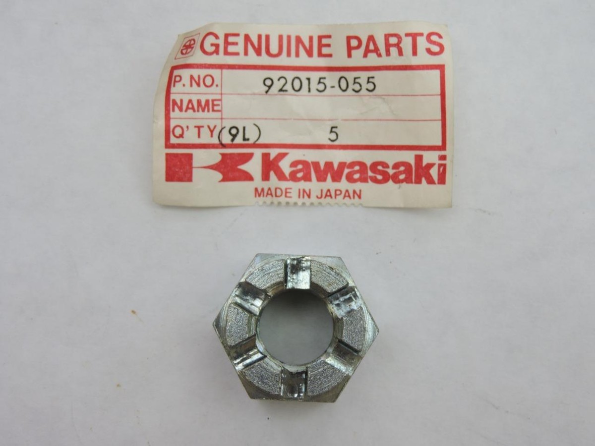 92015-055 NOS Kawasaki Nut Castle 16mm S1 S3 KZ KLF Y485p | eBay