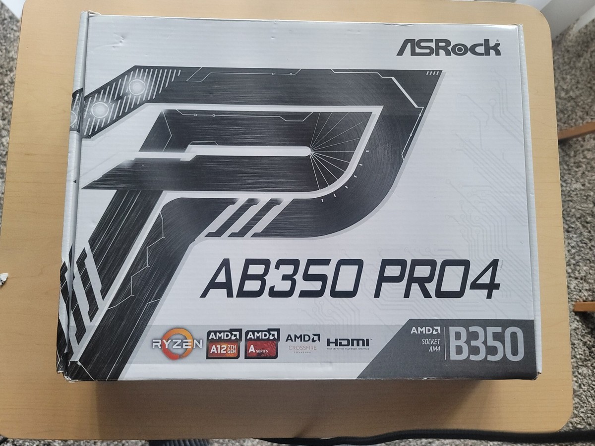 Ryzen Asrock Ab350 Pro4 Am4 CPU Motherboard Combo AMD Ryzen™ 1700