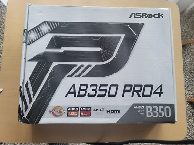 Micro Atx Asrock Ab350 Pro4 Cpu Support CPU Motherboard