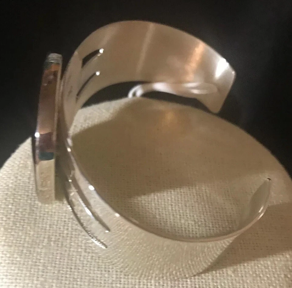 Brazalete Jay King corte cojín ámbar plata esterlina nuevo con etiquetas RET $225 Foto 4 de 4