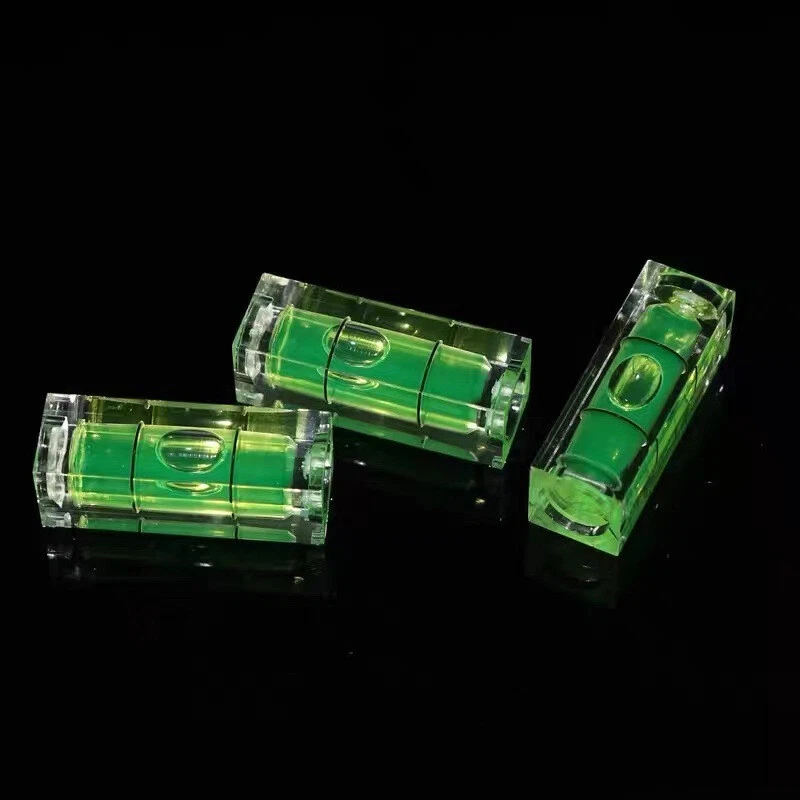 Square Mini Spirit Level Quality Bubble Small Horizontal Bottle 39.5Mm X 15Mm