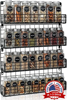 Frascos Especierros Para Cocina Condimentero Organizador De Especies 4 niveles