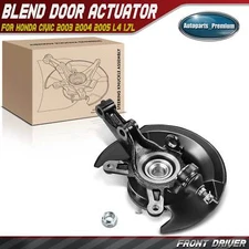 Front LH Wheel Hub Bearing Steering Knuckle Assy for Honda Civic 2003-2005 1.7L