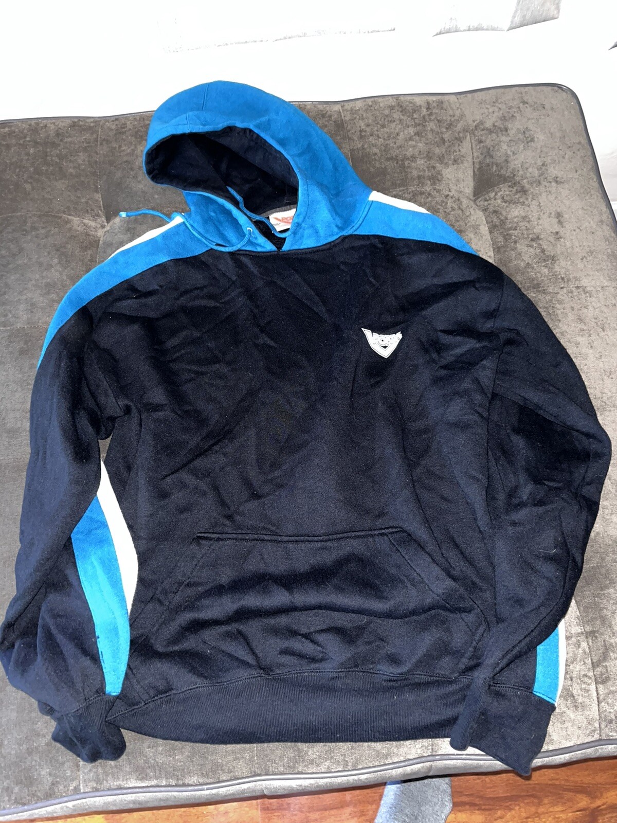 Felpa con cappuccio uomo PONY vintage anni 90 taglia grande