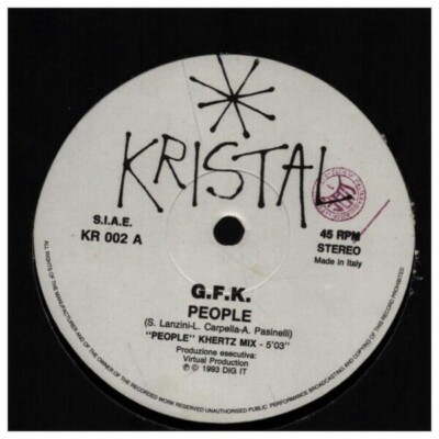 G.F.K. People Vinyl Single 12inch Kristal