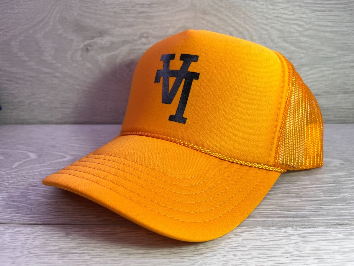 Mondaysuck LA logo cap black × yellow Mondaysuck NYC Hat