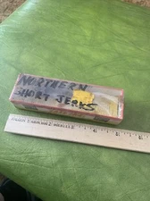 NOS VINTAGE Fishing Lure  LAZY IKE  Lively Ike  LIL-1 SS Box & Lure Papers Iowa