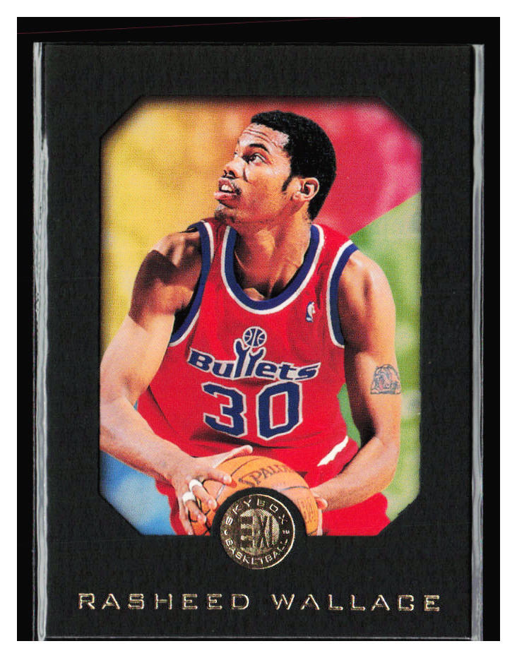 1995-96 SkyBox E-XL #90 Rasheed Wallace