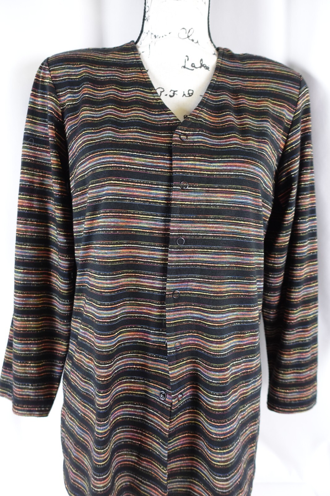 Chicos Design Womens Snap Button Lightweight Jack… - image 4