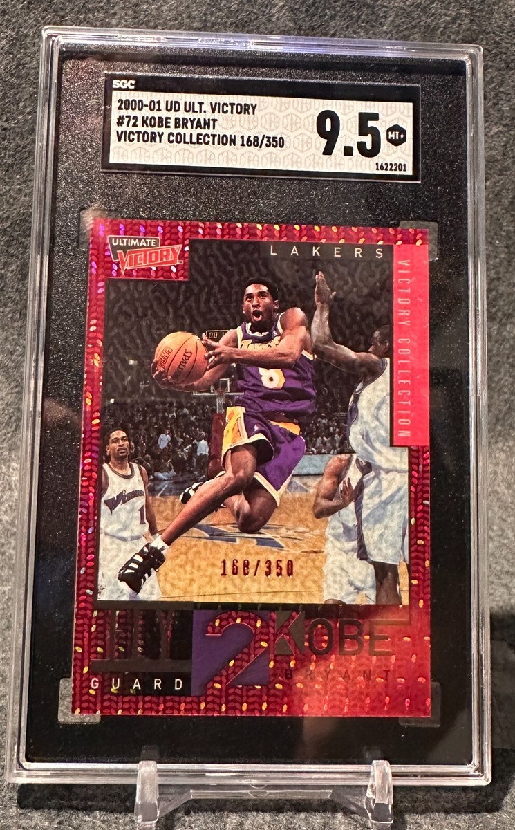 Kobe Bryant 2000-01 UD Ult Victory Fly 2 Red Foil #72 168/350 SGC 