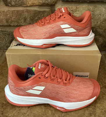 Babolat Jet Tere 2 Womens 8.5 Tennis Shoes All Court Terra Cotta New Sneakers