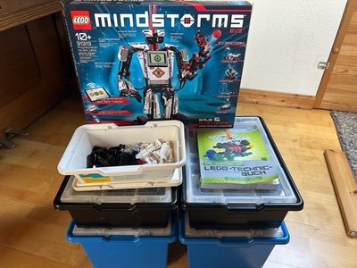 Großes LEGO Mindstorms EV3 / LEGO Technic Konvolut Set 31313 + 45560, Extras