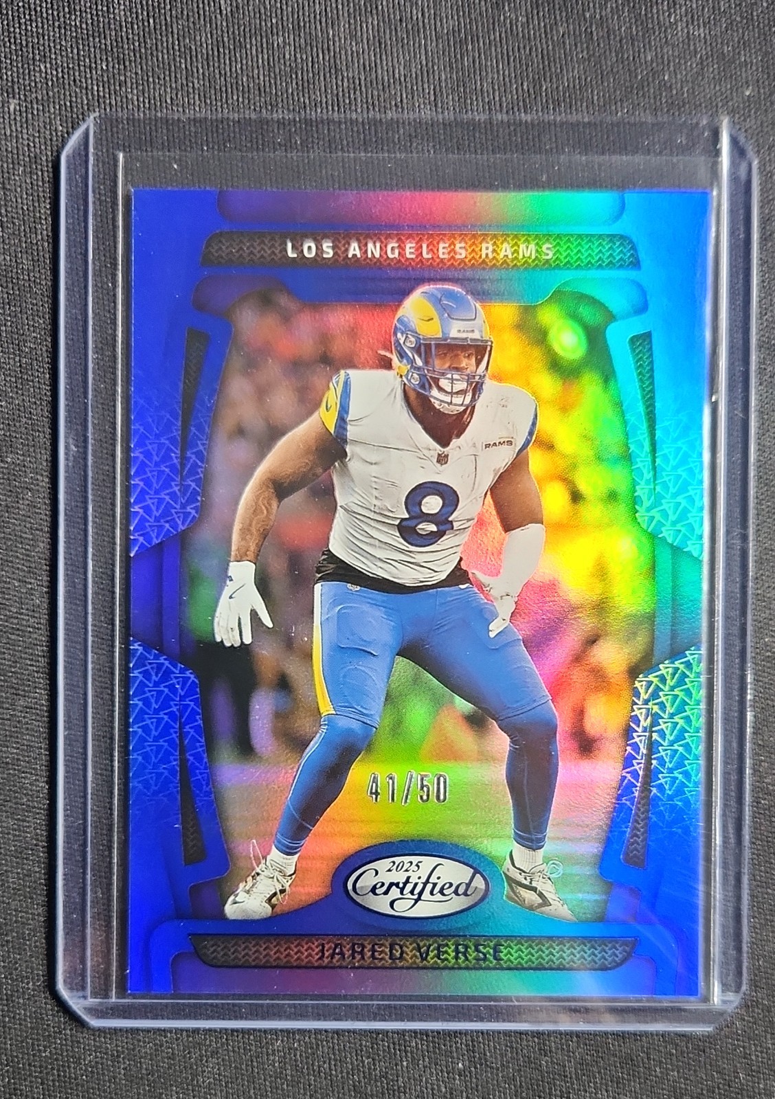 2025 Panini Certified - Jared Verse #60 Mirror Blue /50