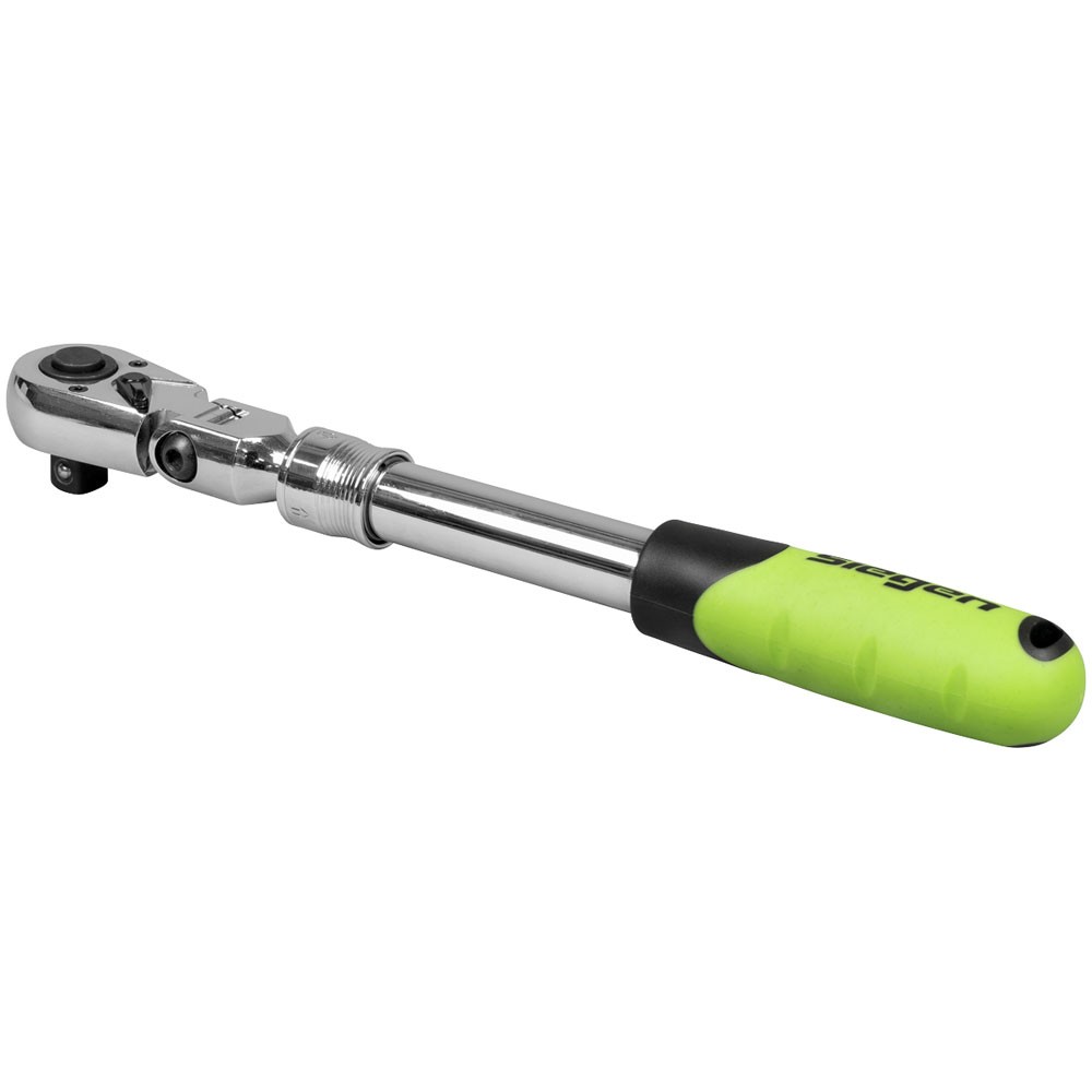 Sealey Siegen Extendable Flexi-Head Ratchet Wrench 1/2""Sq Drive