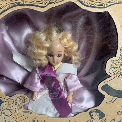 Antike seltene Alice im Wunderland 50er Jahre Puppe im Originalkarton unverpackt - Bild 2 von 11