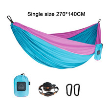 Portable Nylon Parachute Fabric Single and Double Size Outdoor Camping Hiking Ga