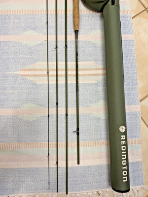 Redington Euro Nymph II Field Kit Fly Fishing Rod Reel Line Combo 10' 3wt 4pcs