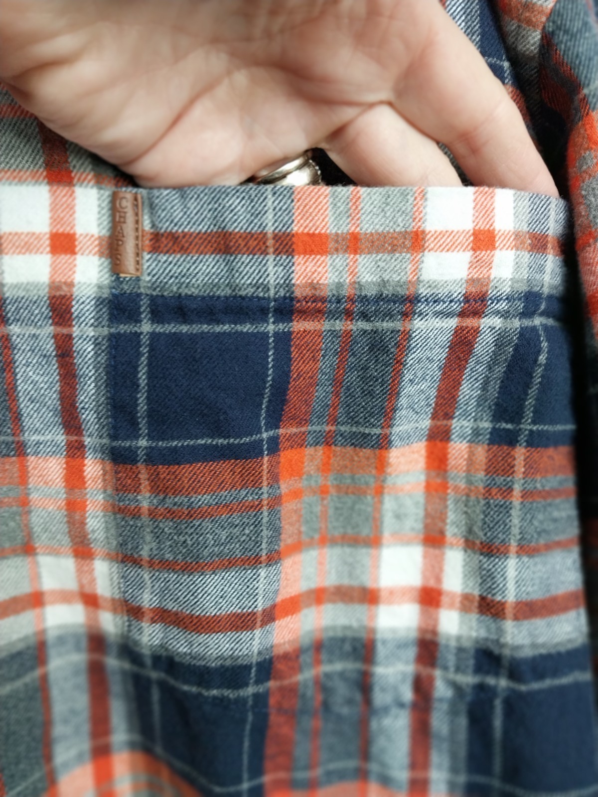 Chaps PERFORMANCE Flannel Shirt MULTI COLORED  Pl… - image 2