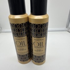 *Matrix Oil Wonders Flash Blow Dry Hair Oil 6.25 OZ New Pack of 2