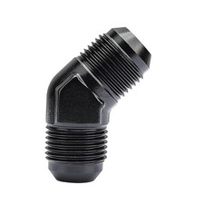 6AN Male to Male Flare Union Coupler Fitting Coupling 6AN to 6AN 45 Degree