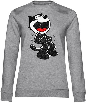 Felix the Cat Sweatshirt Hand Drawn Girly Sweatshirt UV-53-FTC004-H91-1