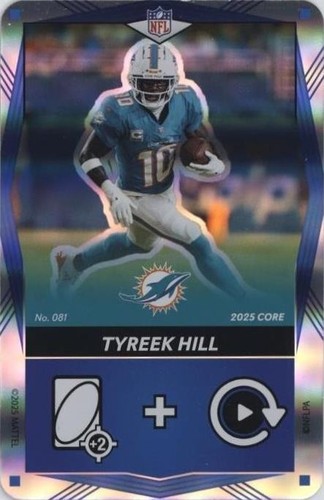 2025 Topps Signature Class Tyreek Hill Orange #86 Miami Dolphins