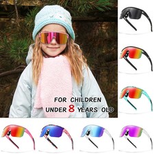 Cycling Sports Sunglasses Kids UV400 Polycarbonate Outdoor Bike Glasses Youth