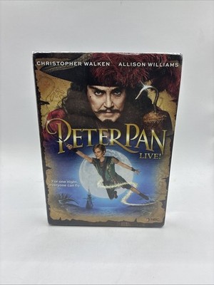 Peter Pan Live! DVD Kelli O'Hara NEW Sealed W/Slipsleeve