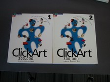 Broderbund ClickArt 300,000 Graphics Reference Books with DISCS