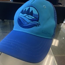 L.L.Bean Blue Trucker Hat Mesh Back Adjustable One Size Unisex Adults