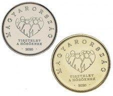 Hungary set of 2 coins 2020 UNC 10, 20 forints Coronavirus COVID-2019