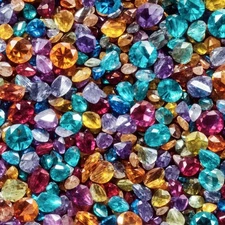 Multicolored Rhinestones 42 - 18"x46" Hydrographic Film Hydro Dipping