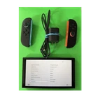 Nintendo Switch Console Bundle w/ Dock, Joy-Con Controllers Gray/Neon Red, AC