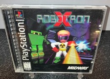 ROBOTRON X PlayStation 1 PS1 Game Tested CIB Complete VG Cond W/ Reg Card