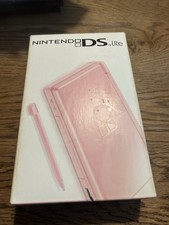 Nintendo DS Lite Pink Handheld System Tested Works CIB W/ Charger