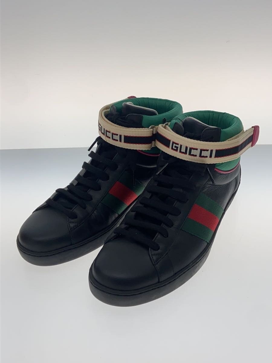 GUCCI High-top Sneakers, Size 7, US 7.5, Black, Men's thumbnail 2
