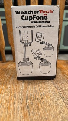 WeatherTech CupFone Universal Portable Cell Cup Holder with Extender  (New)