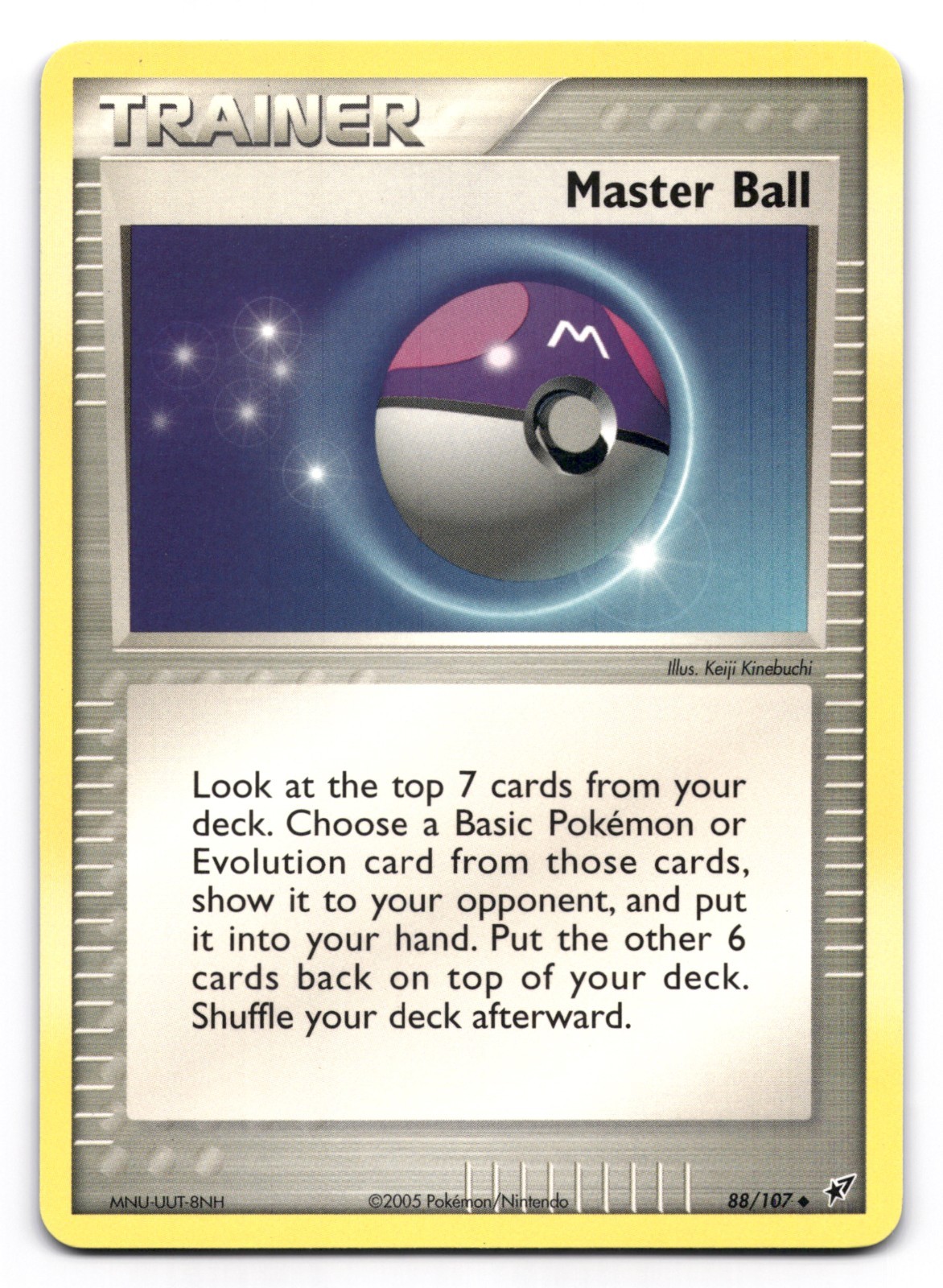 Master Ball NM 88/107 Deoxys Pokemon TCG Regular